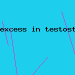 excess in testosterone woman